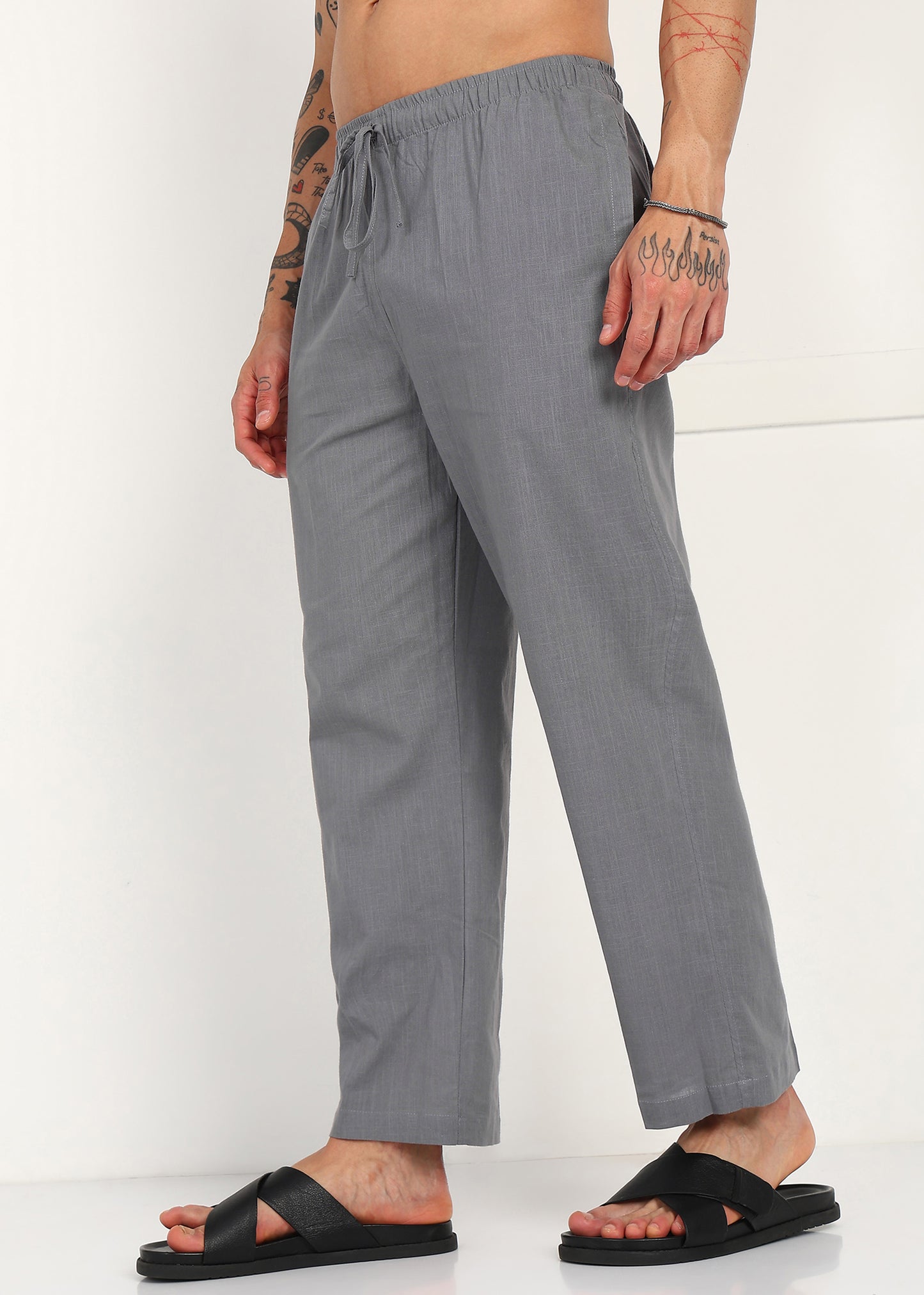 Step Out in Style with Grey Trousers