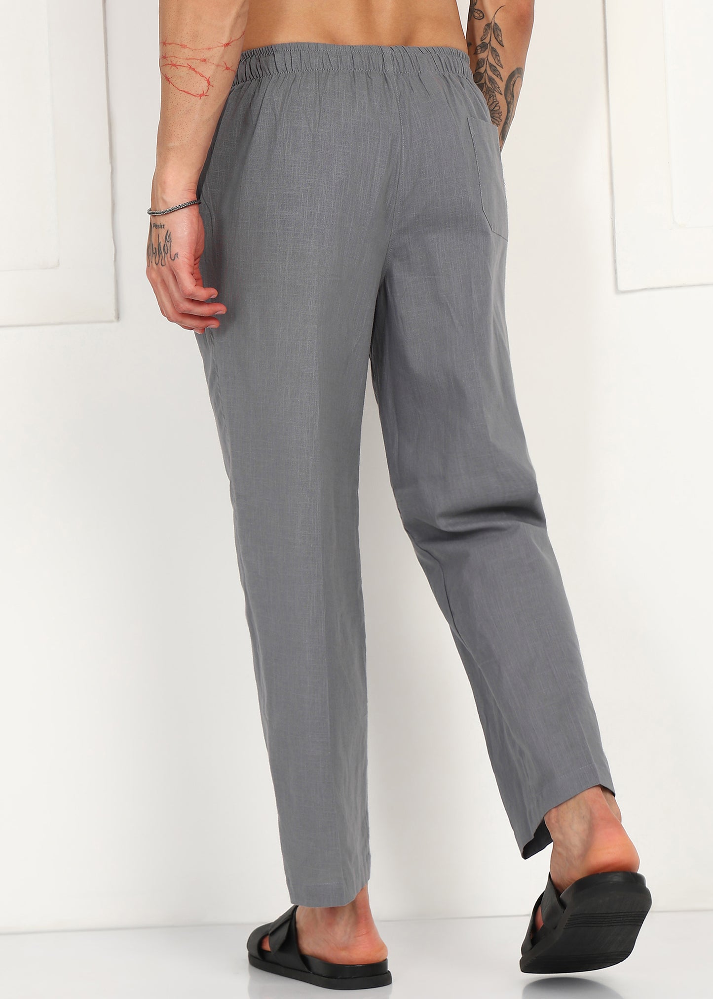 Step Out in Style with Grey Trousers