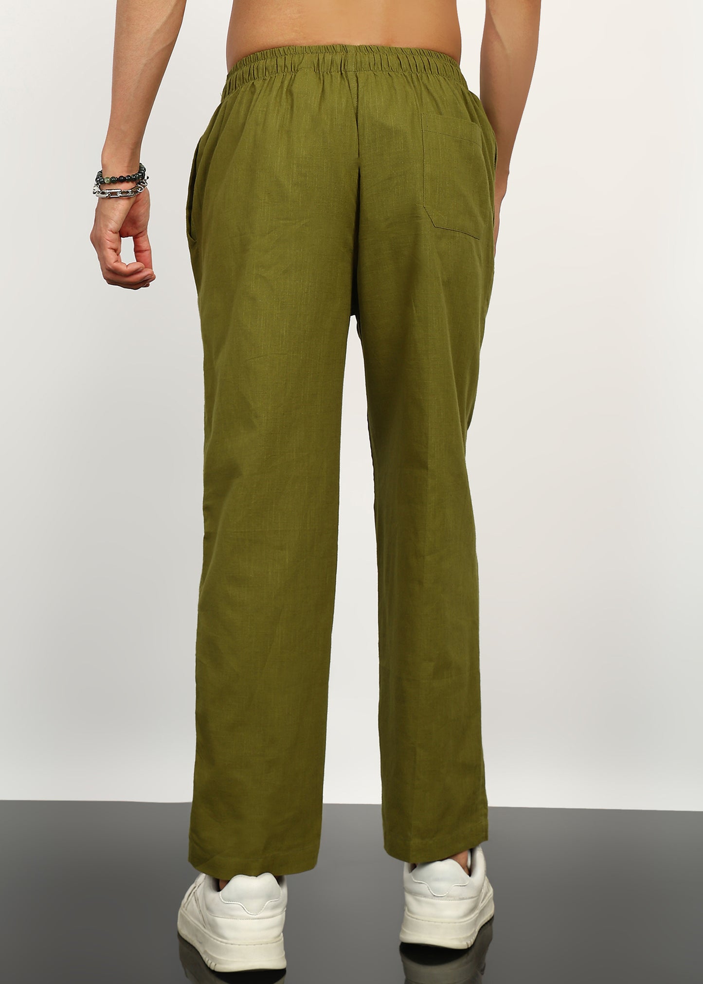 Modern Fit Olive Green Trouser