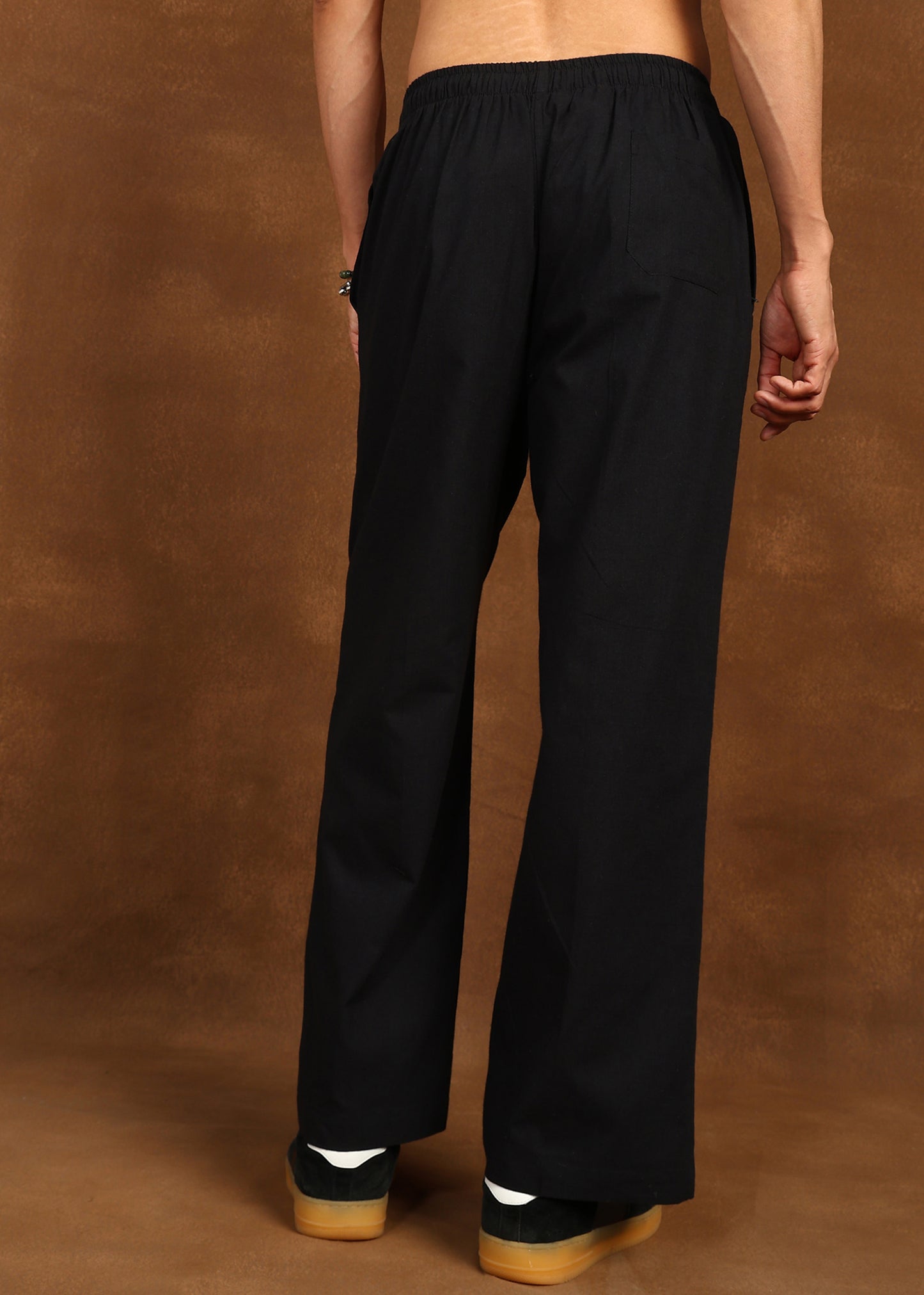 Black Star Printed Trousers Stand Out in Style