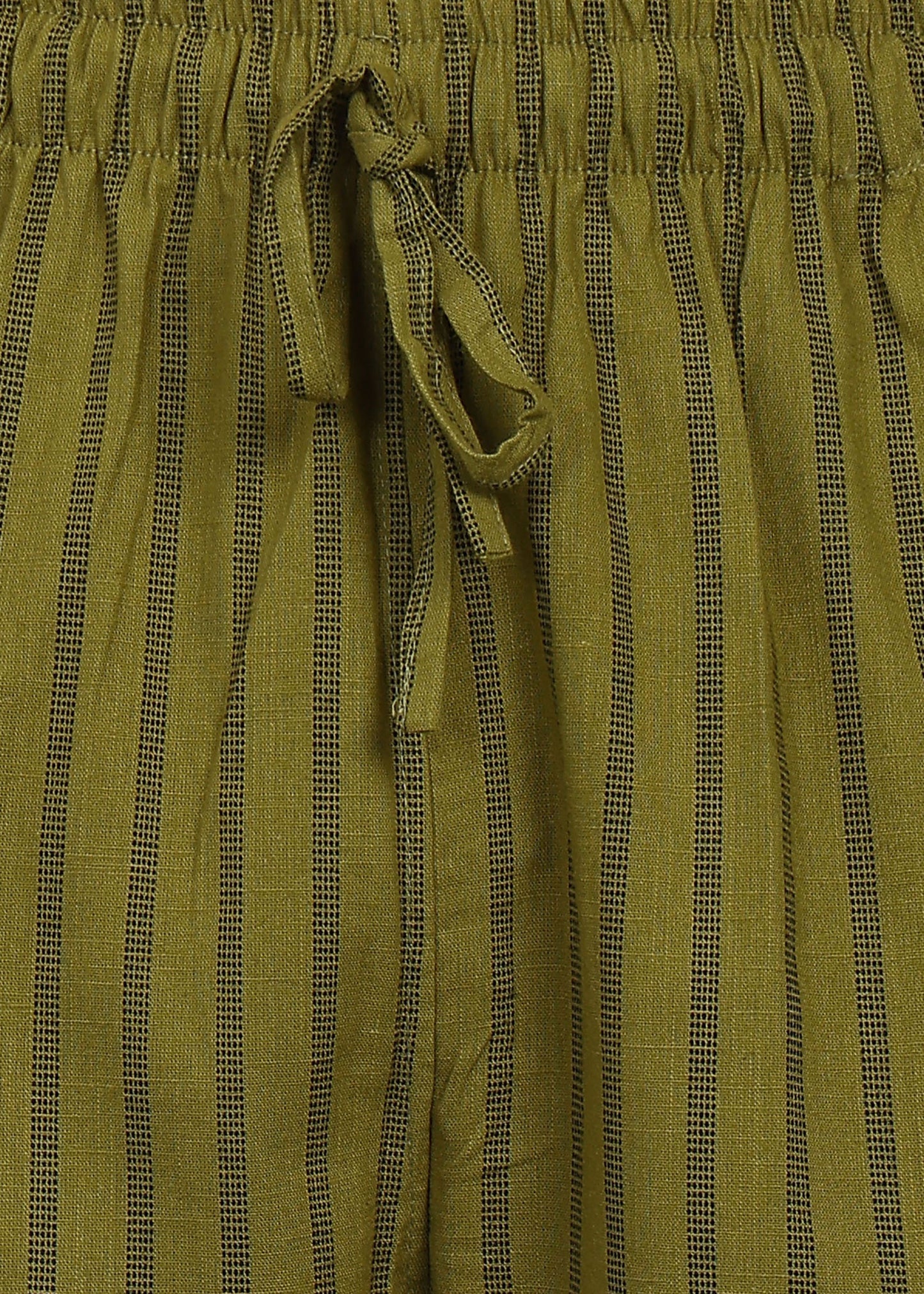 Olive Line Straight Fit Trouser